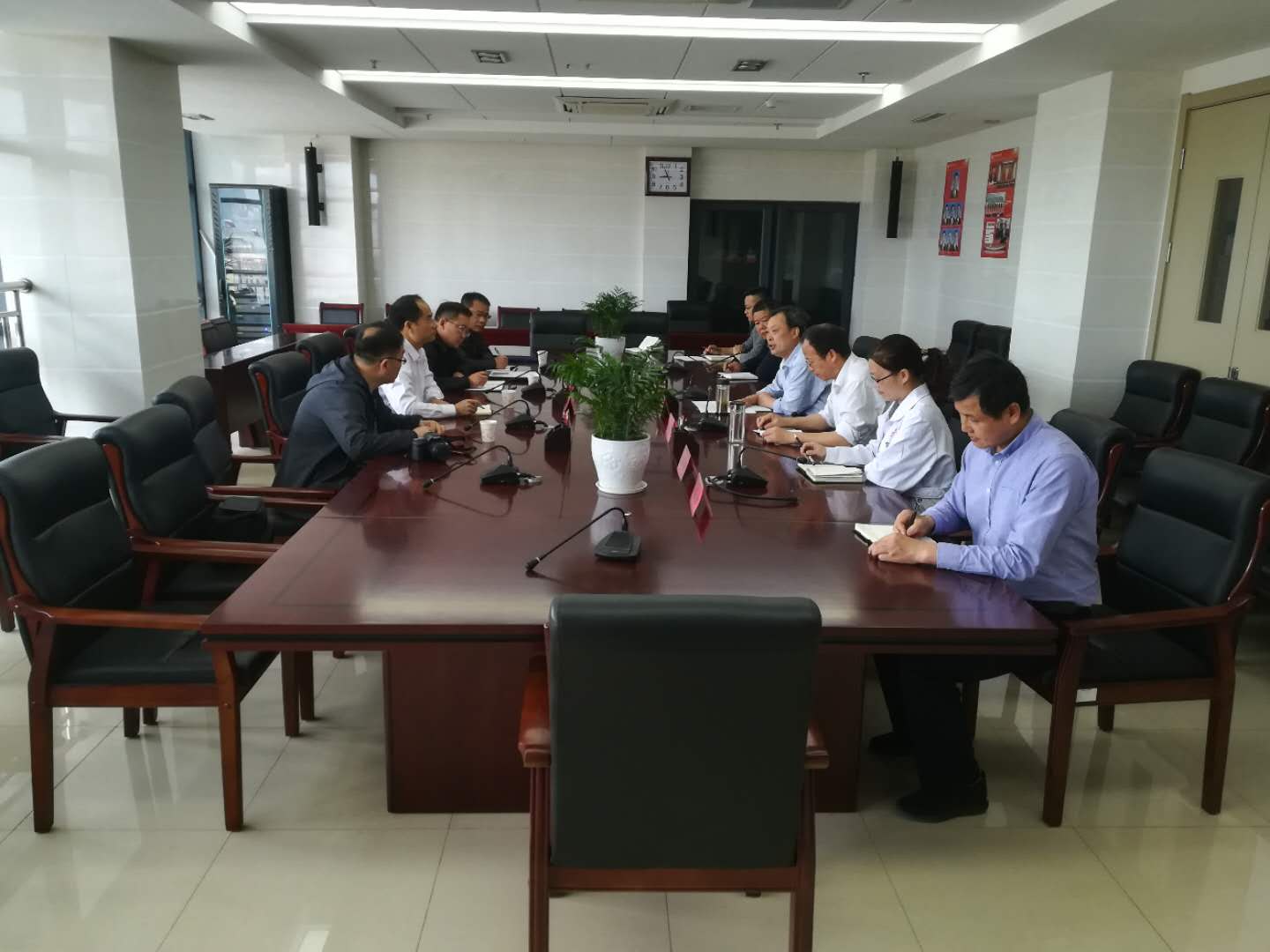 山东省泰安荣军医院到安徽省荣军康复医院学习交流