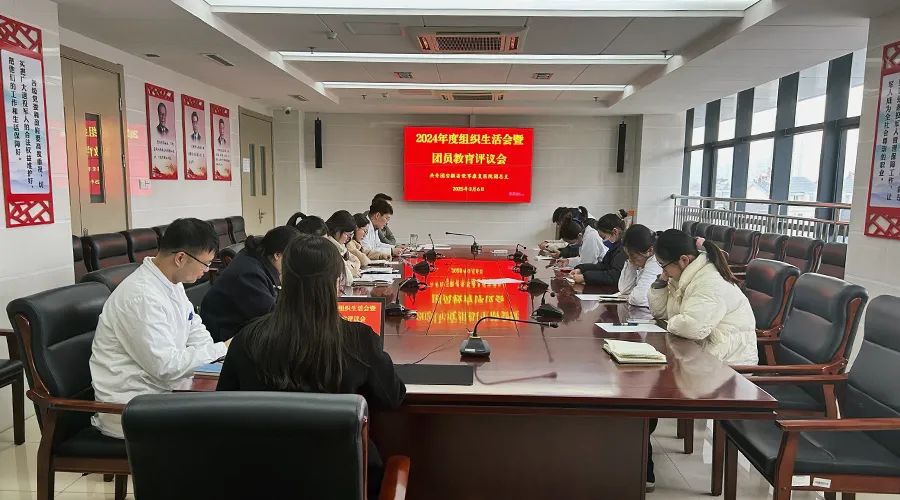 【桐城共青团报道】省荣康医院团总支召开2024年度组织生活会...
