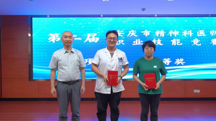 【喜报】我院精神卫生中心在第二届安庆市精神科医师职业技能竞赛...